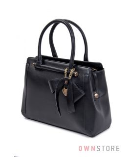 Купить женскую сумку черную из кожзама Farfalla Rosso - арт.90827